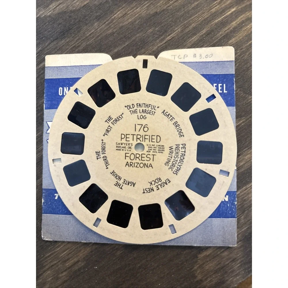 Lot Of 10 Vintage Sawyer's View Master Reels, 7 More Wonders Of The World
